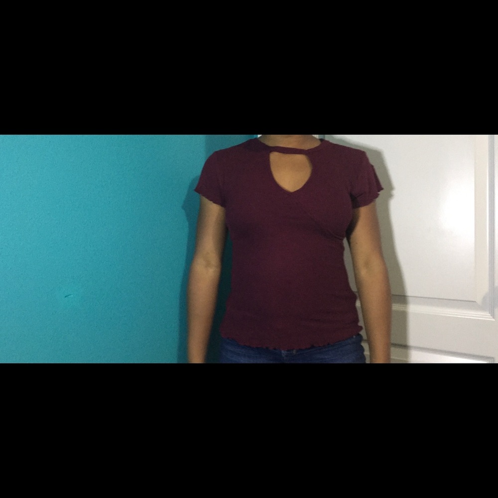 Burgundy Red shirt